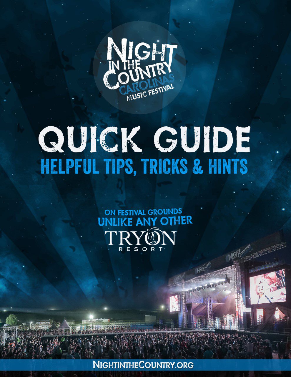 YOUR 2022 QUICK GUIDE Night in the Country Carolinas Music Festival